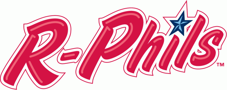 Reading Fightin Phils 2008-2012 Primary Logo iron on paper